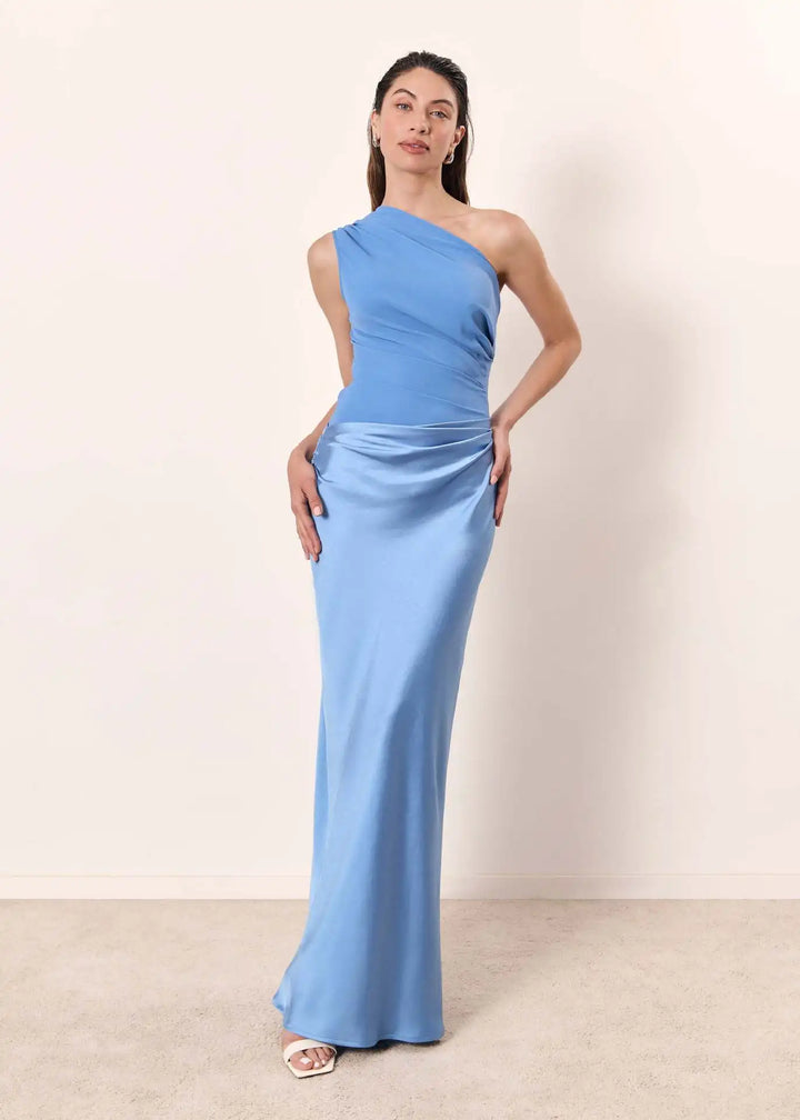 Ashley™  | Maxi Dress with a Guilt in Satin